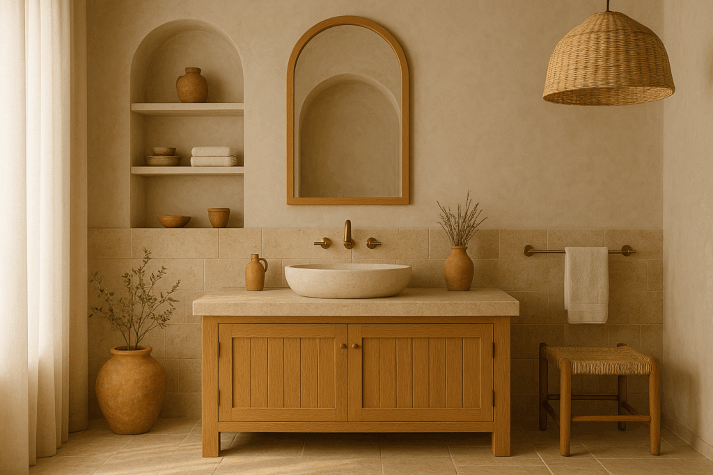 Décoration méditerranéenne bois clair