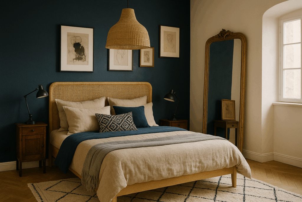 Décoration mix and match chambre